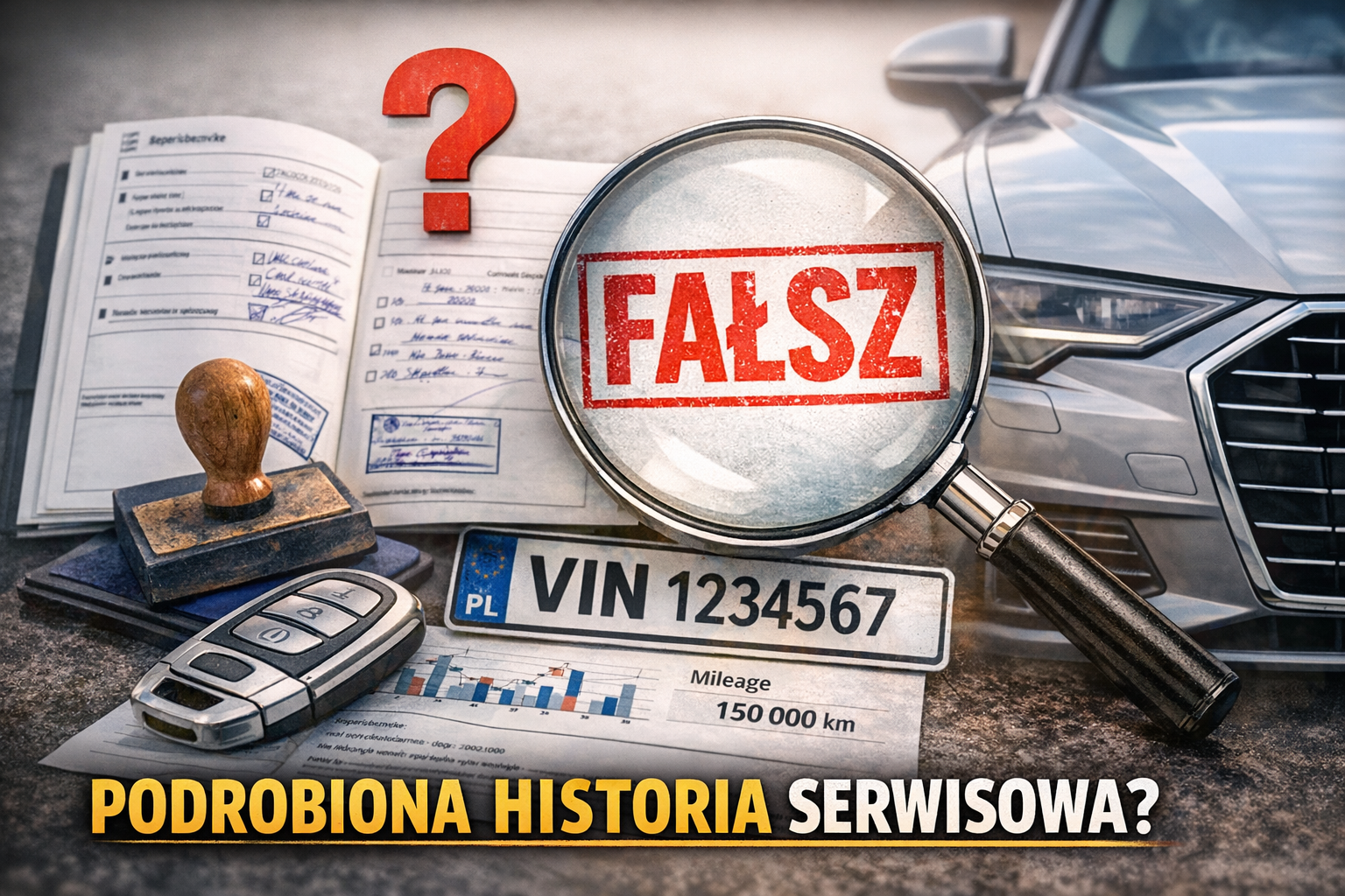 Podrobiona historia serwisowa auta – jak wykryć fałszywą książkę serwisową