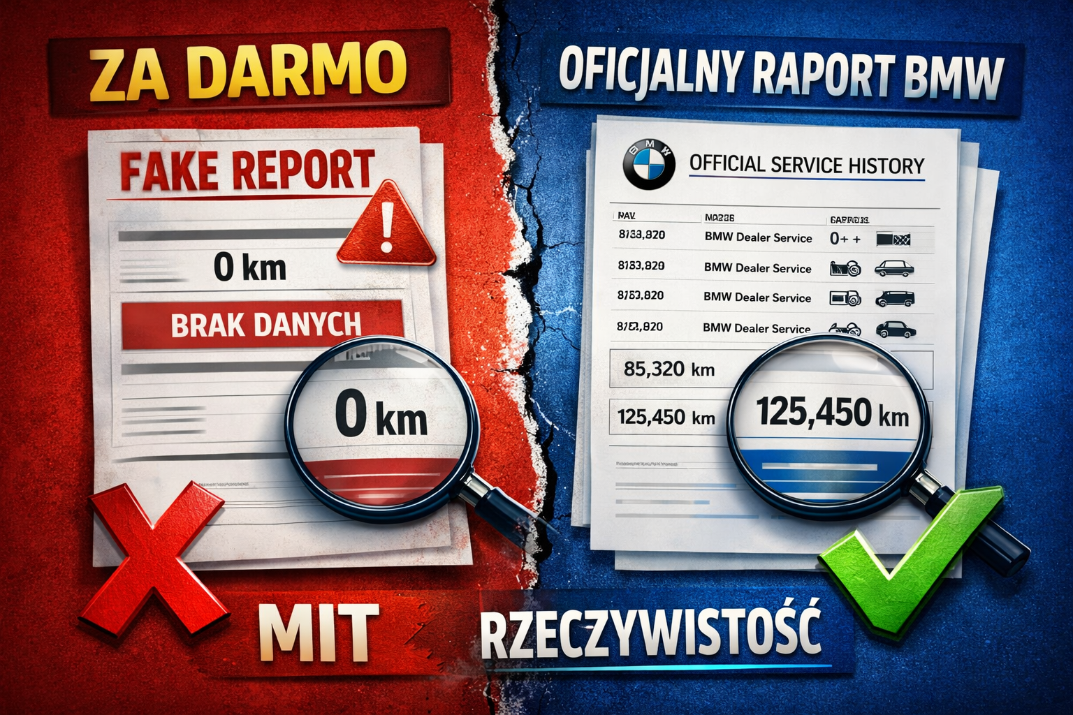 Historia serwisowa BMW za darmo – mit vs rzeczywistość